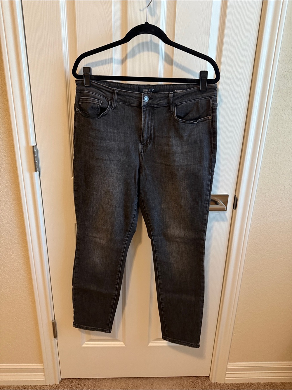 Judy Blue Women’s Boyfriend Jeans - Charcoal Wash